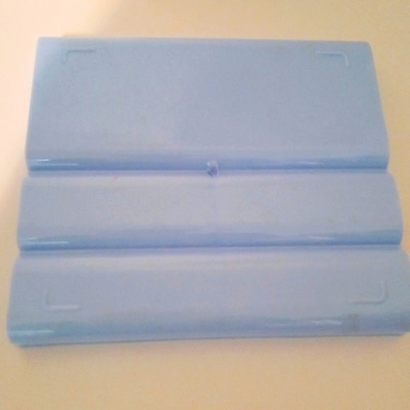 Vanity Drawer Organizer 1960s Powder Blue Plastic 9.5" X 8" Desk Organizer VTG - Picture 4 of 8